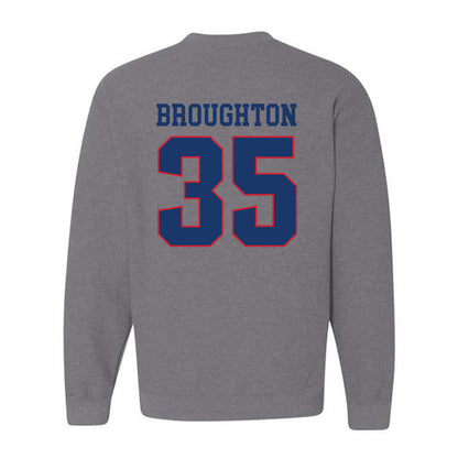 Francis Marion - NCAA Men's Basketball : Jaden Broughton - Crewneck Sweatshirt-1