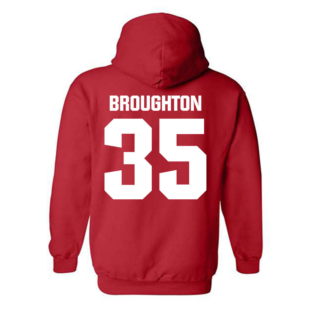 Francis Marion - NCAA Men's Basketball : Jaden Broughton - Hooded Sweatshirt-1