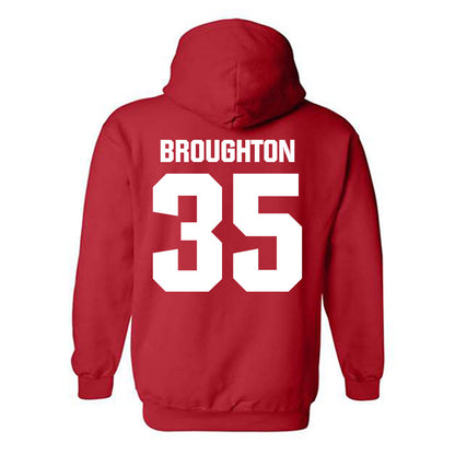 Francis Marion - NCAA Men's Basketball : Jaden Broughton - Hooded Sweatshirt-1