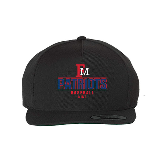 Francis Marion - NCAA Baseball : Adrian Nina - Snapback Hat-0
