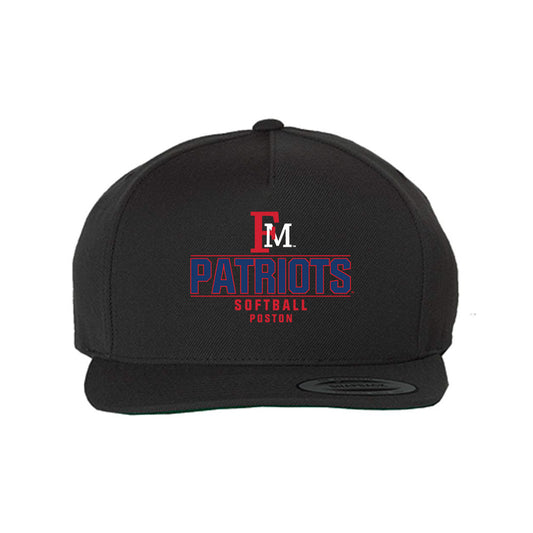 Francis Marion - NCAA Softball : Alyssa Poston - Snapback Hat-0