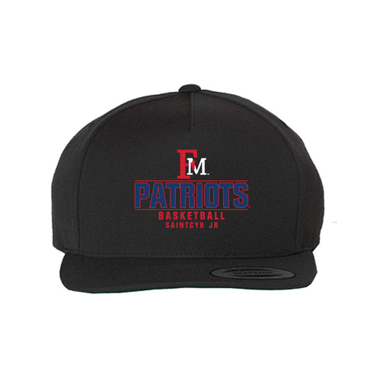 Francis Marion - NCAA Men's Basketball : Farid SaintCyr Jr - Snapback Hat-0