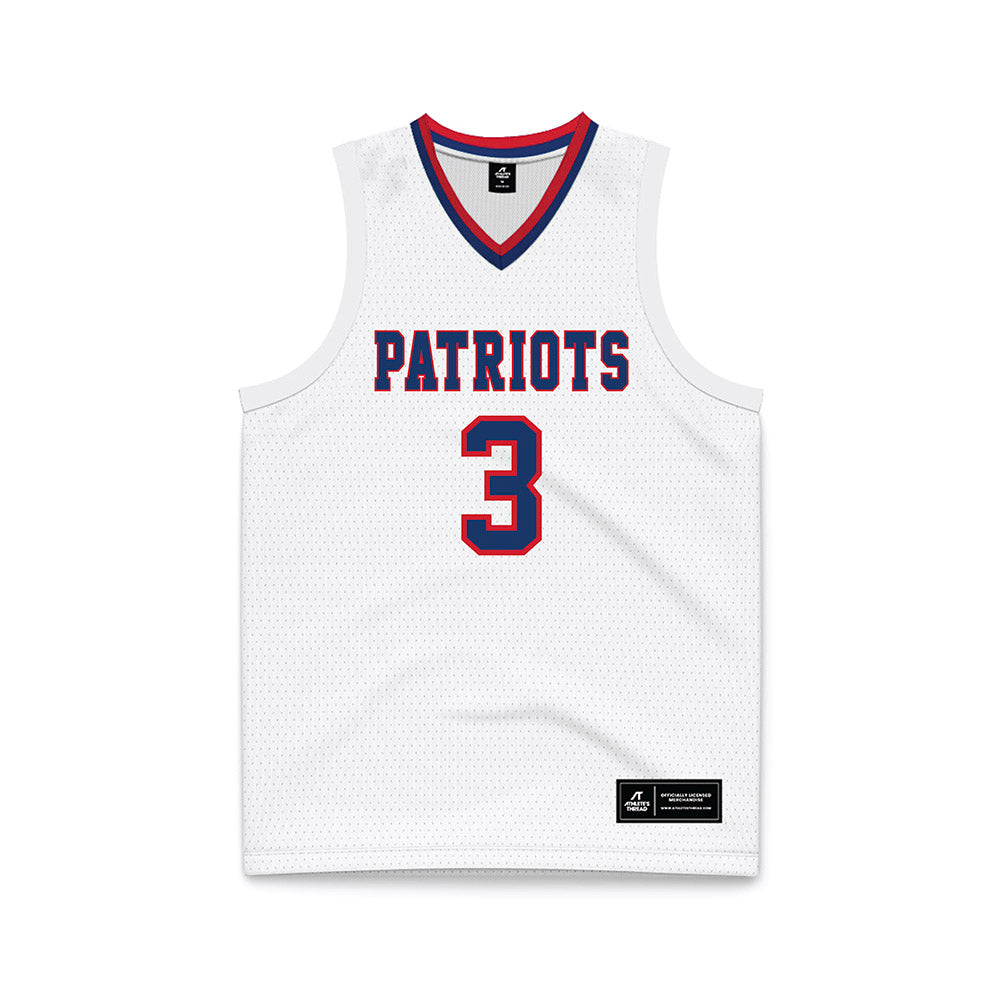 Francis Marion - NCAA Men's Basketball : John-Michael Jenkins - White Basketball Jersey-0