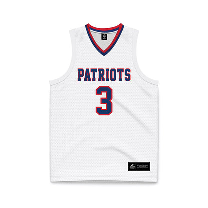 Francis Marion - NCAA Men's Basketball : John-Michael Jenkins - White Basketball Jersey-0