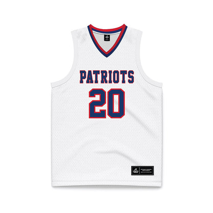 Francis Marion - NCAA Men's Basketball : Kameron McCall - White Basketball Jersey-0