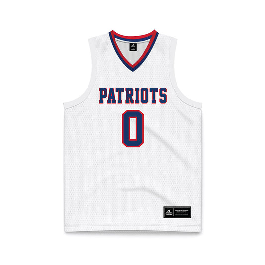 Francis Marion - NCAA Men's Basketball : Troy Santos - White Basketball Jersey-0