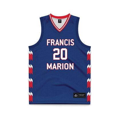 Francis Marion - NCAA Women's Basketball : Mackenzie Feagin - Navy Basketball Jersey-0