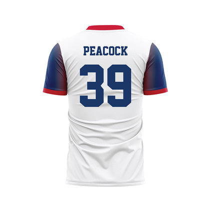 Francis Marion - NCAA Men's Soccer : Aedan Peacock - White Soccer Jersey-1