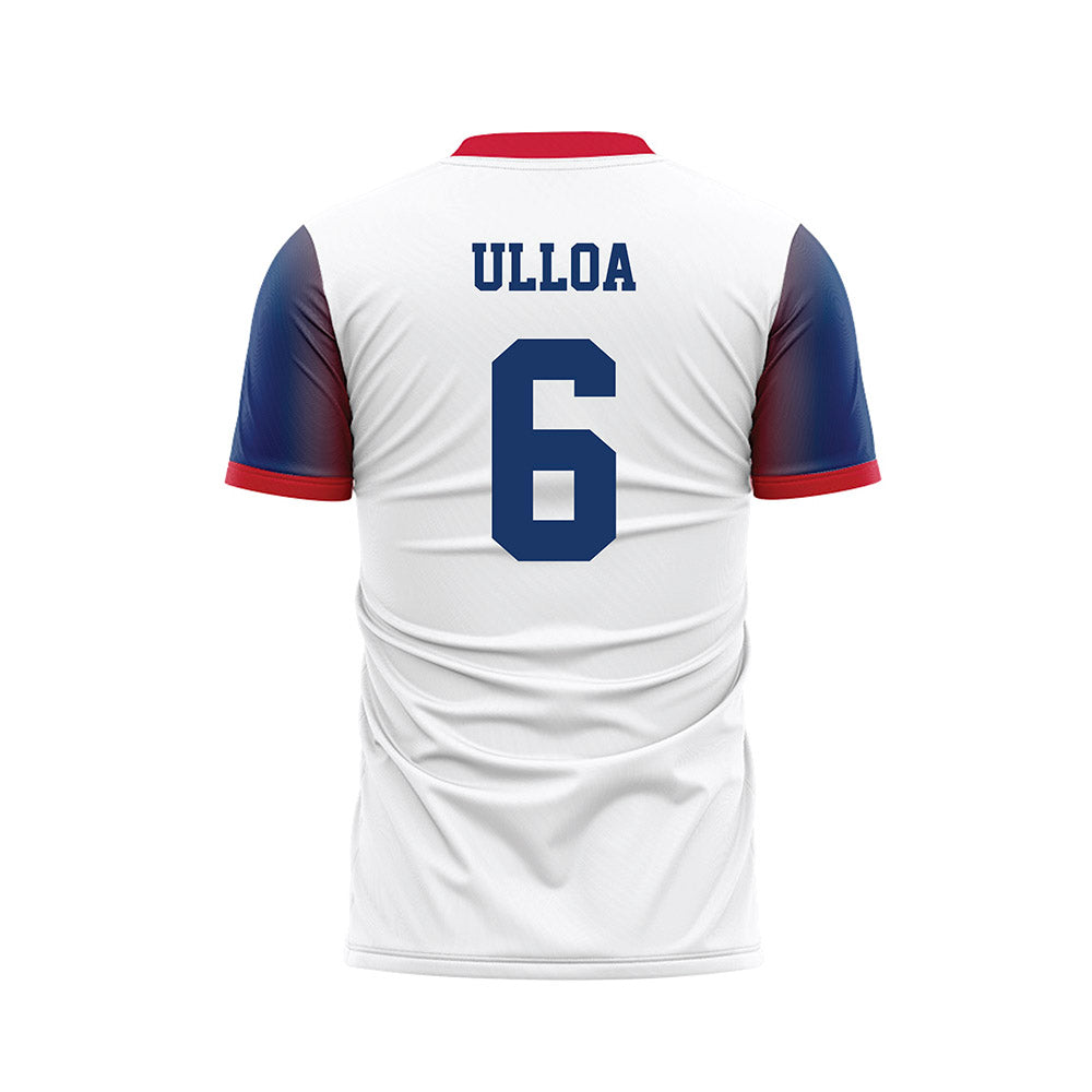 Francis Marion - NCAA Men's Soccer : Juan Ulloa - White Soccer Jersey-1