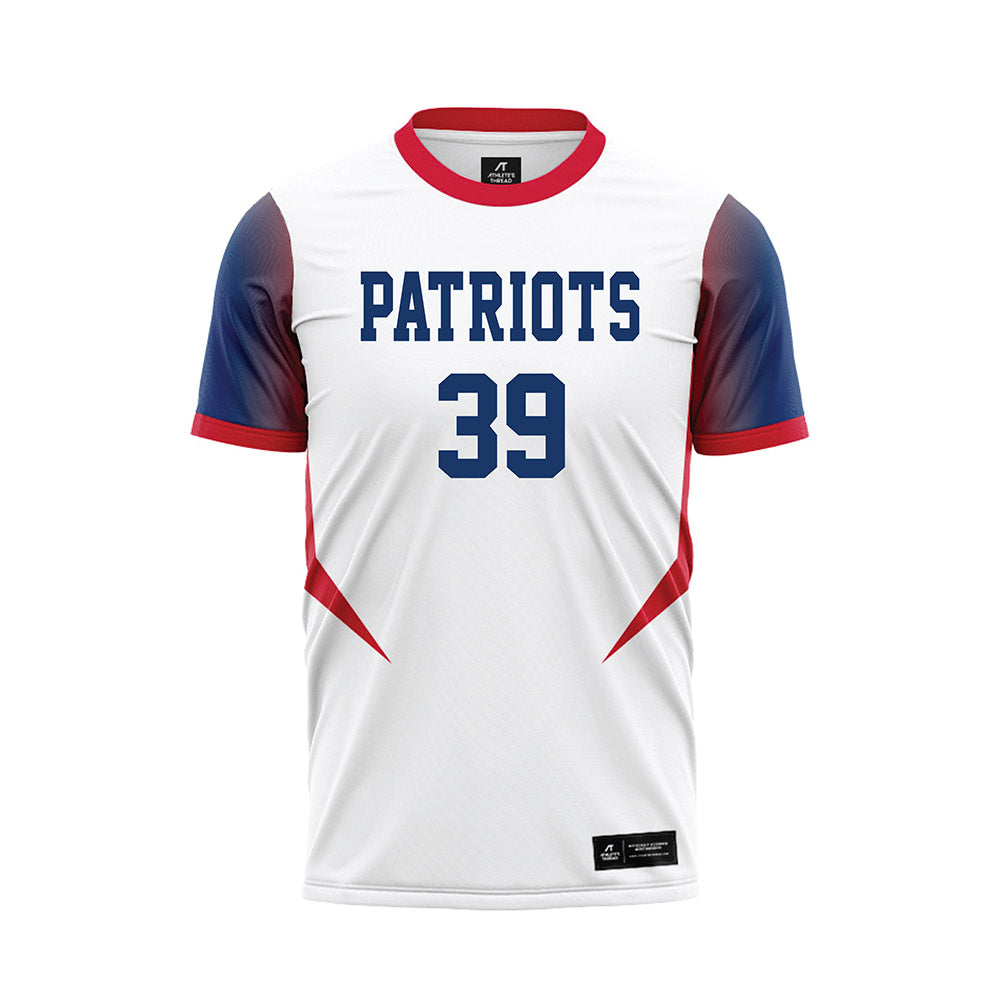 Francis Marion - NCAA Men's Soccer : Aedan Peacock - White Soccer Jersey-0