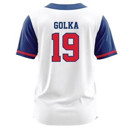 Francis Marion - NCAA Softball : Madelyn Golka - White Jersey-1