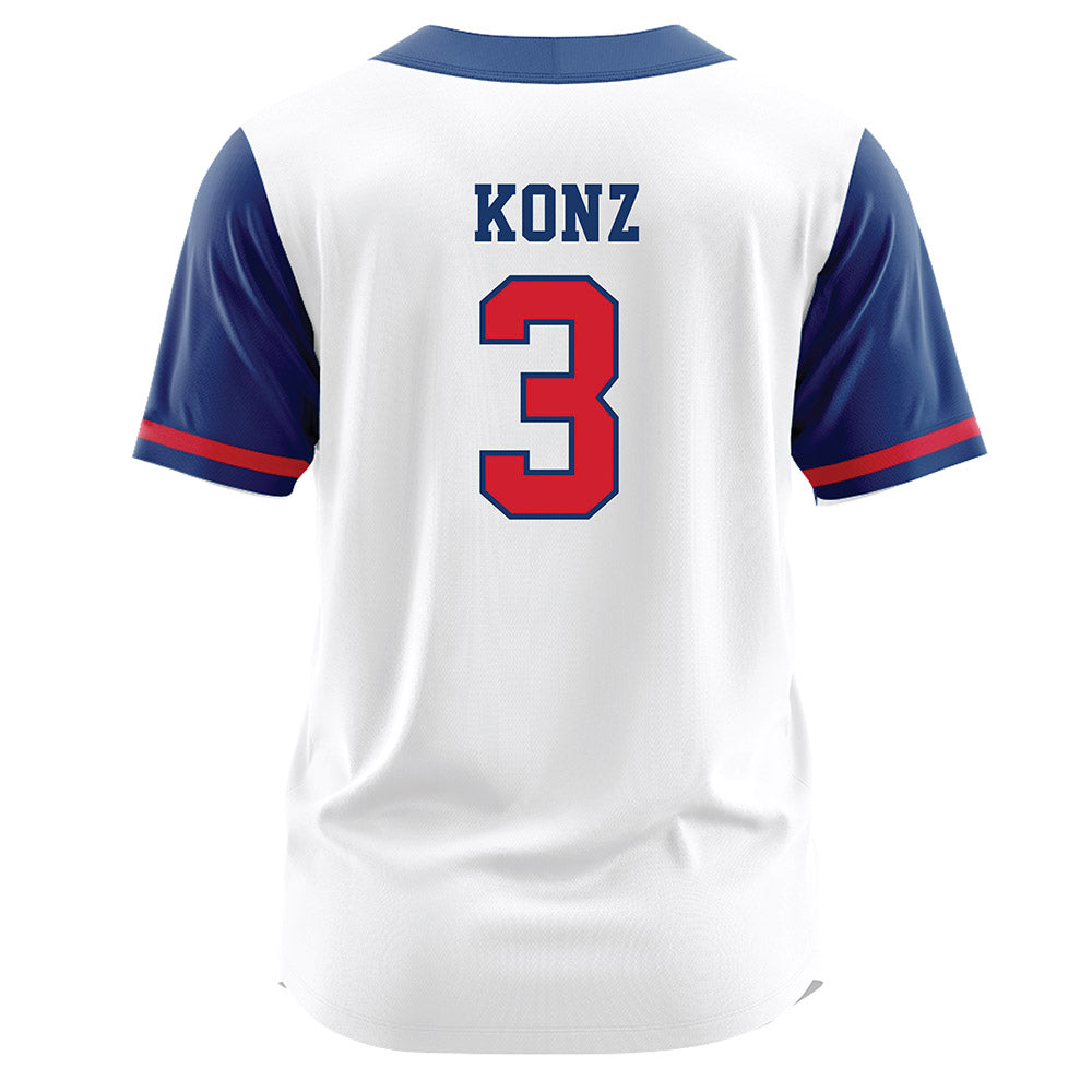 Francis Marion - NCAA Softball : Emily Konz - White Jersey-1