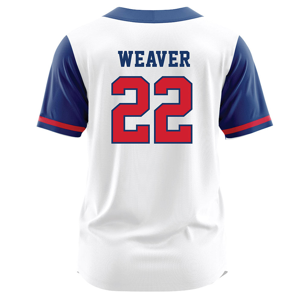 Francis Marion - NCAA Softball : Sydney Weaver - White Jersey-1