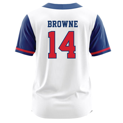 Francis Marion - NCAA Softball : Neilah Browne - White Jersey-1