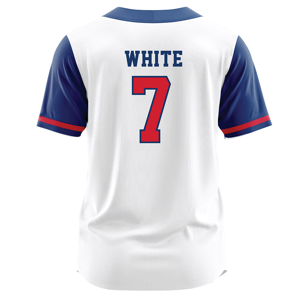 Francis Marion - NCAA Softball : Madalyn White - White Jersey-1