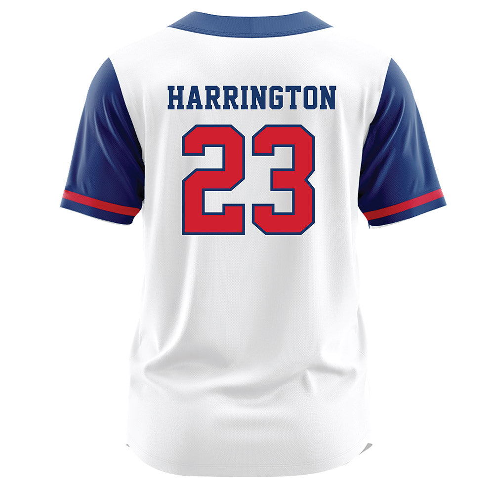 Francis Marion - NCAA Softball : Skye Harrington - White Jersey-1