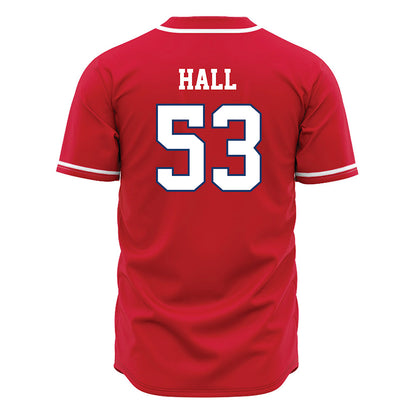 Francis Marion - NCAA Baseball : Tyson Hall - Red Jersey-1