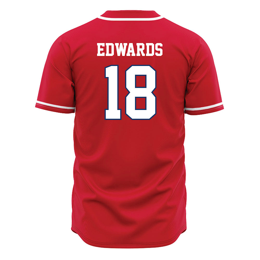 Francis Marion - NCAA Baseball : Roman Edwards - Red Jersey-1