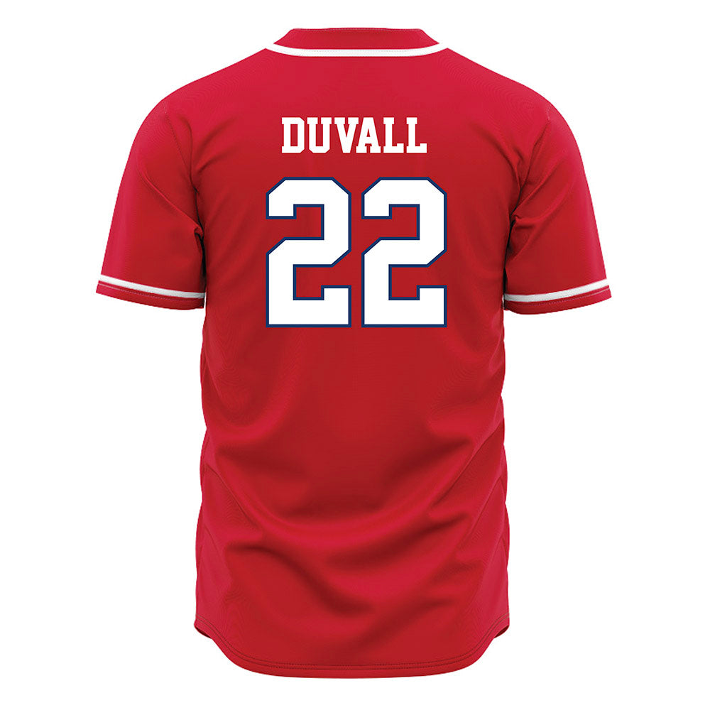 Francis Marion - NCAA Baseball : Sam Duvall - Red Jersey-1