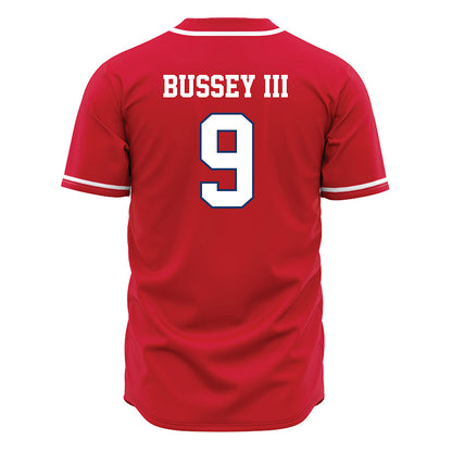 Francis Marion - NCAA Baseball : Charlie Bussey III - Red Jersey-1