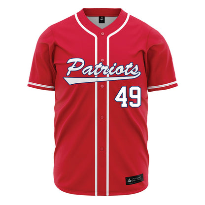 Francis Marion - NCAA Baseball : Caleb Oakley - Red Jersey-0