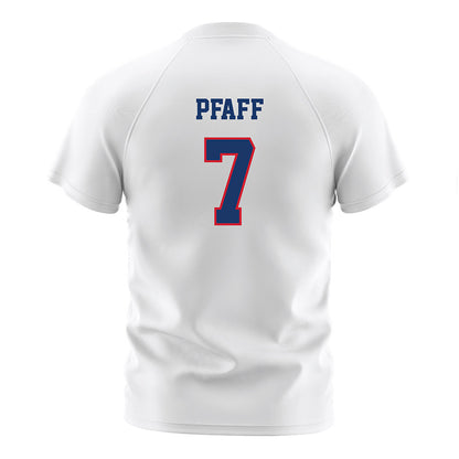 Francis Marion - NCAA Women's Soccer : Chloe Pfaff - White Soccer Jersey-1