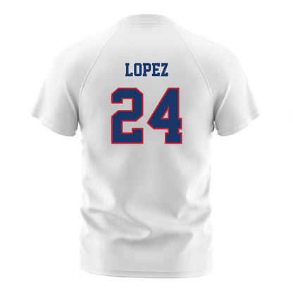 Francis Marion - NCAA Women's Soccer : Alena Lopez - White Soccer Jersey-1