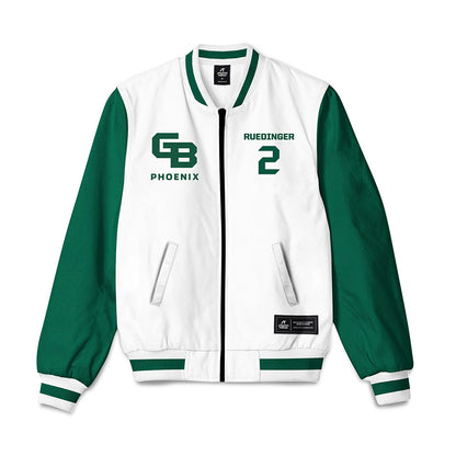 UW Green Bay - NCAA Men's Basketball : Preston Ruedinger - Bomber Jacket