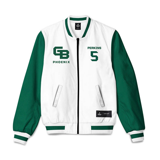UW Green Bay - NCAA Men's Soccer : Ty Perkins - Bomber Jacket-0