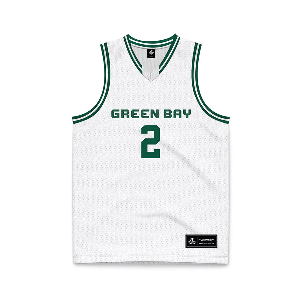 UW Green Bay - NCAA Men's Basketball : Preston Ruedinger - Basketball Jersey-0