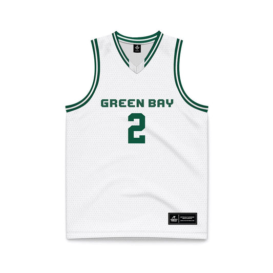 UW Green Bay - NCAA Men's Basketball : Preston Ruedinger - Basketball Jersey-0