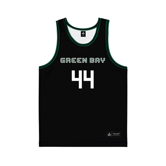 UW Green Bay - NCAA Women's Basketball : Kristina Ouimette - Black Basketball Jersey-0
