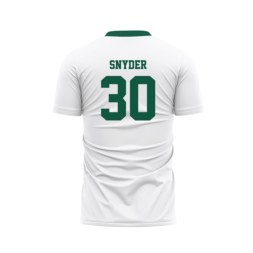 UW Green Bay - NCAA Men's Soccer : Josh Snyder - White Soccer Jersey