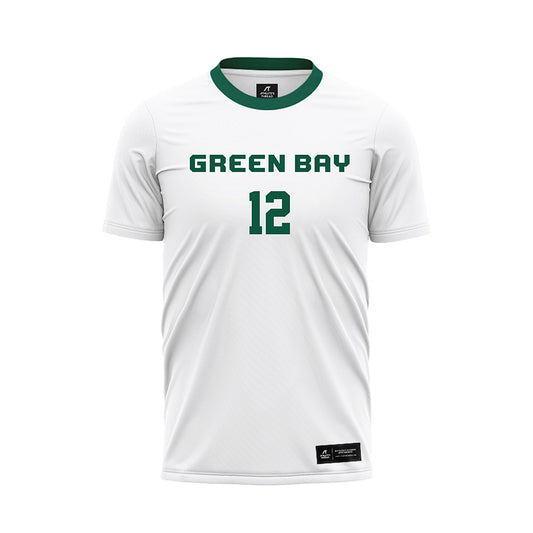 UW Green Bay - NCAA Men's Soccer : Kamden Held - White Soccer Jersey-0