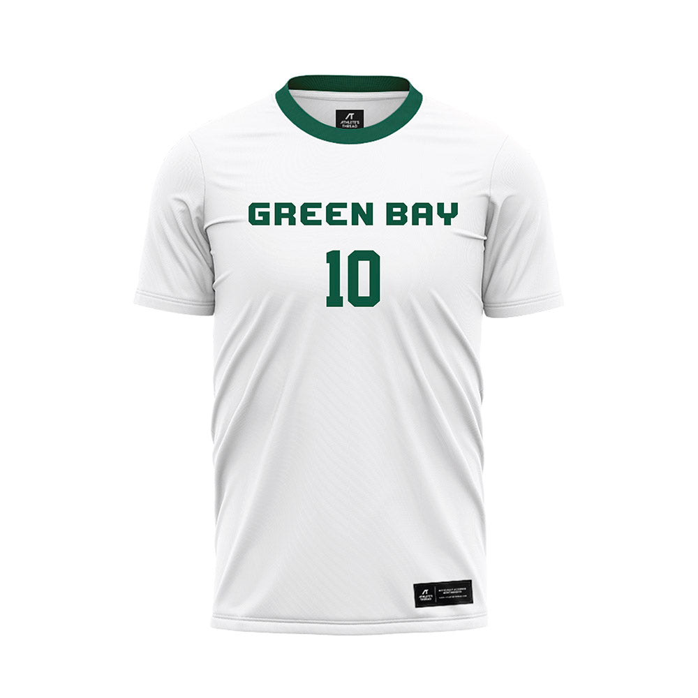 UW Green Bay - NCAA Men's Soccer : Myles Sophanavong - White Soccer Jersey