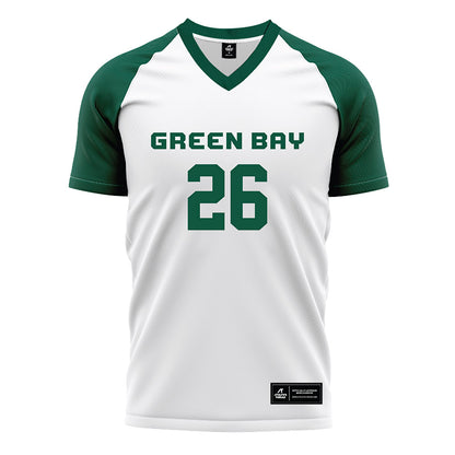 UW Green Bay - NCAA Women's Soccer : Audrey Cassata - White Soccer Jersey