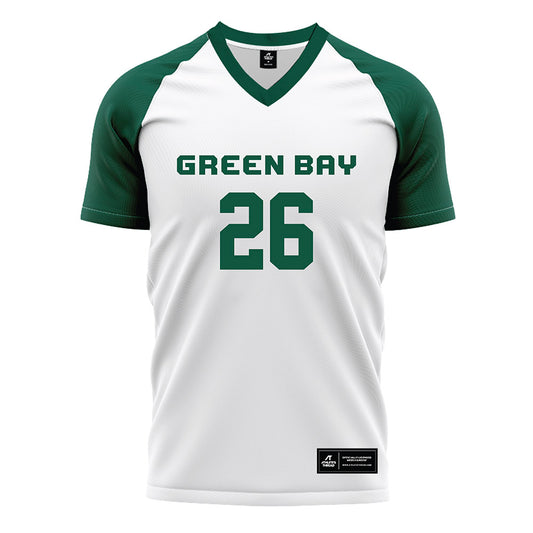 UW Green Bay - NCAA Women's Soccer : Audrey Cassata - White Soccer Jersey