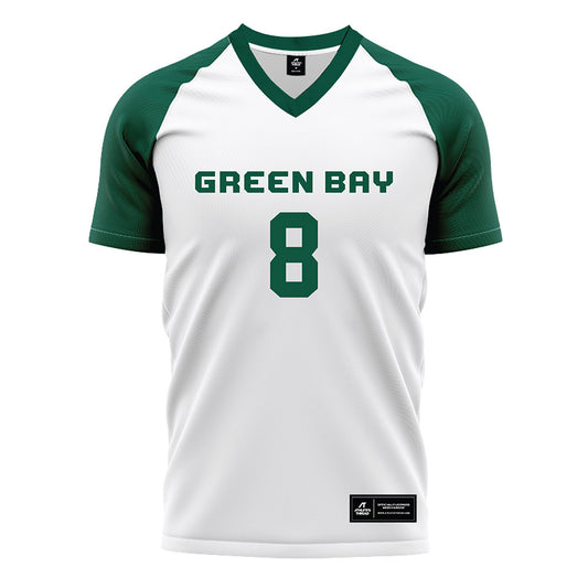 UW Green Bay - NCAA Women's Soccer : Veronica Decker - White Soccer Jersey