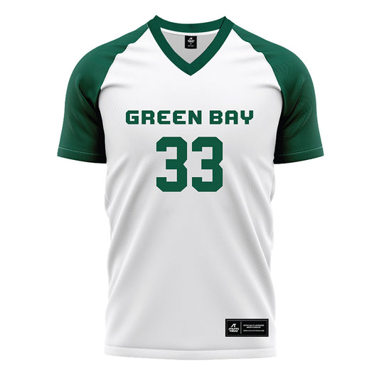 UW Green Bay - NCAA Women's Soccer : Sydney Bollis - White Soccer Jersey