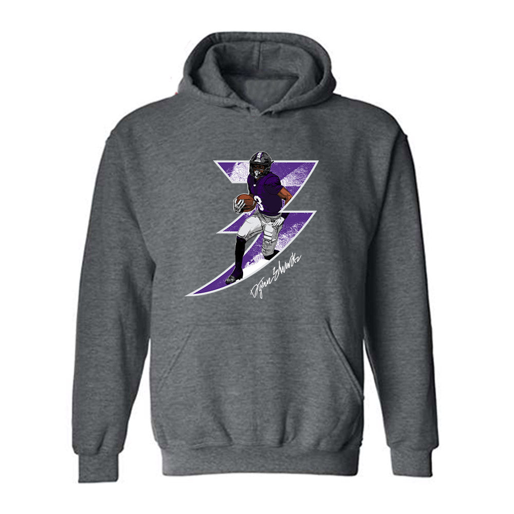 Kansas State - NCAA Football : Dylan Edwards - Individual Caricature Hooded Sweatshirt