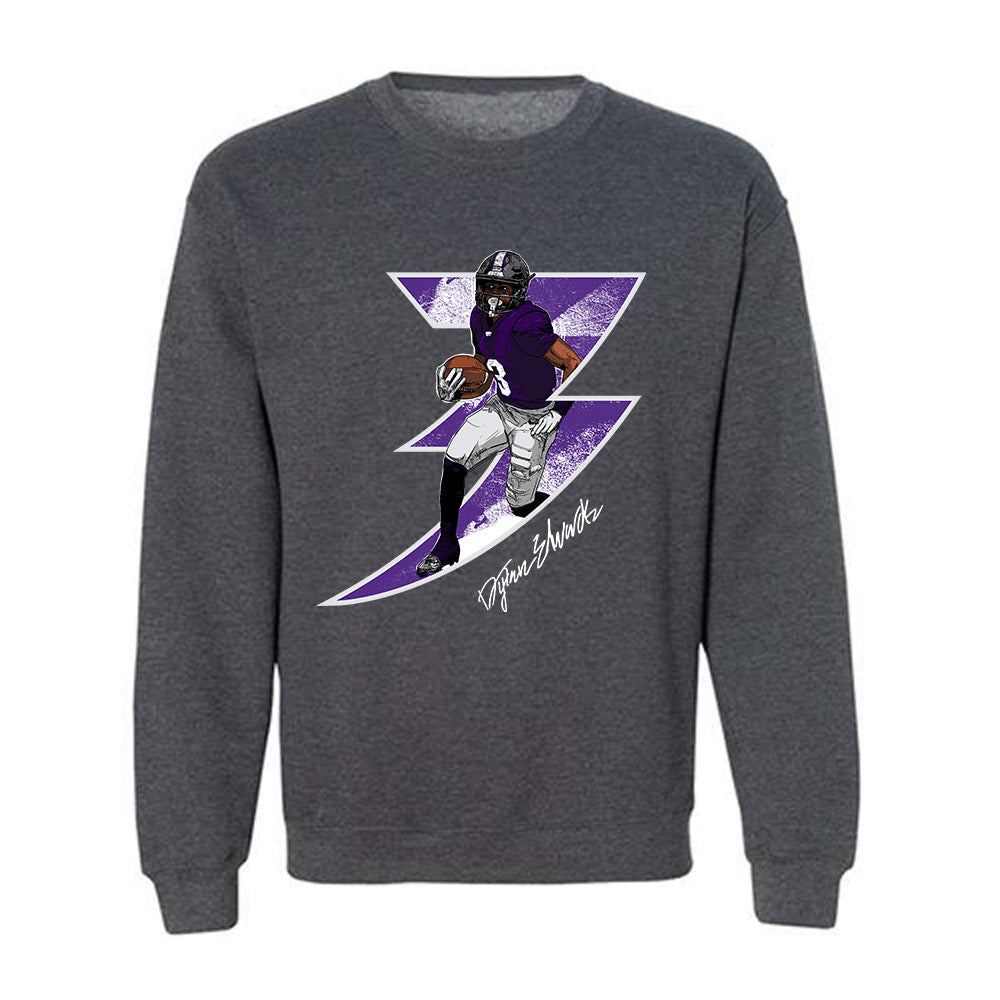 Kansas State - NCAA Football : Dylan Edwards - Individual Caricature Crewneck Sweatshirt