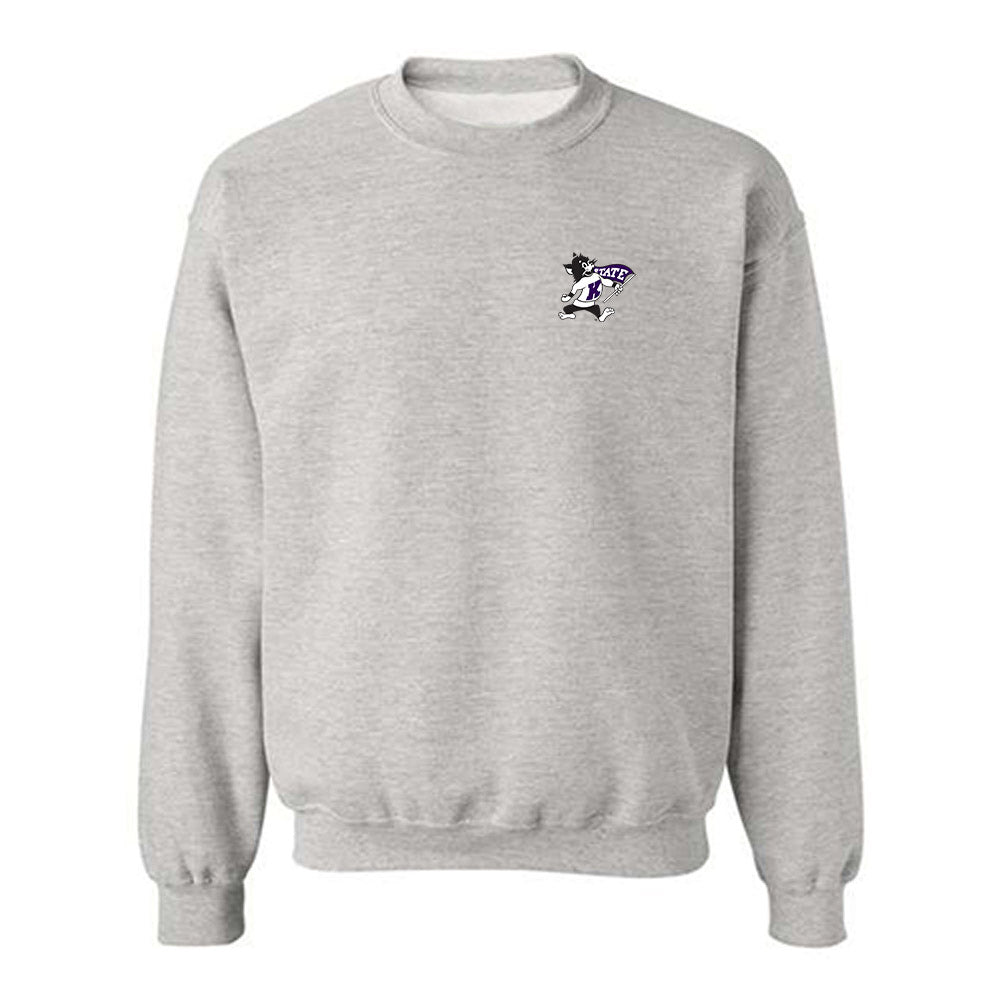 Kansas State - NCAA Football : Dylan Edwards - Ash Grey Graphic Crewneck Sweatshirt