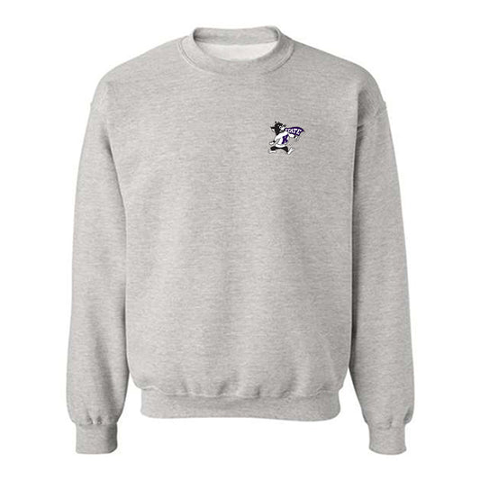 Kansas State - NCAA Football : Dylan Edwards - Ash Grey Graphic Crewneck Sweatshirt