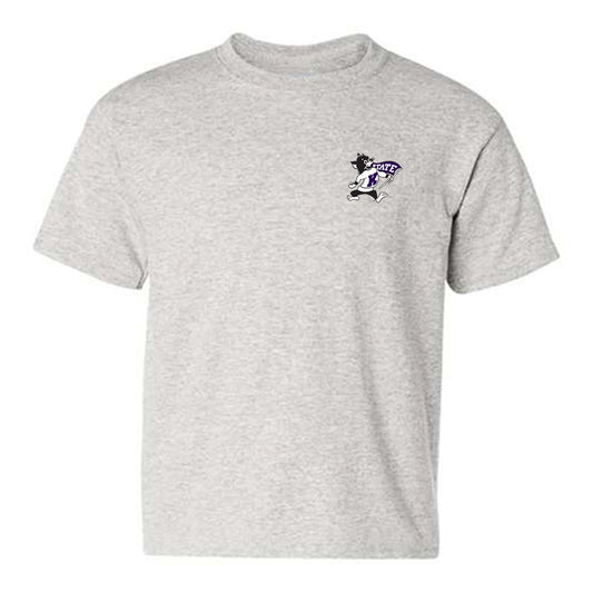 Kansas State - NCAA Football : Dylan Edwards - Ash Grey Graphic Youth T-Shirt
