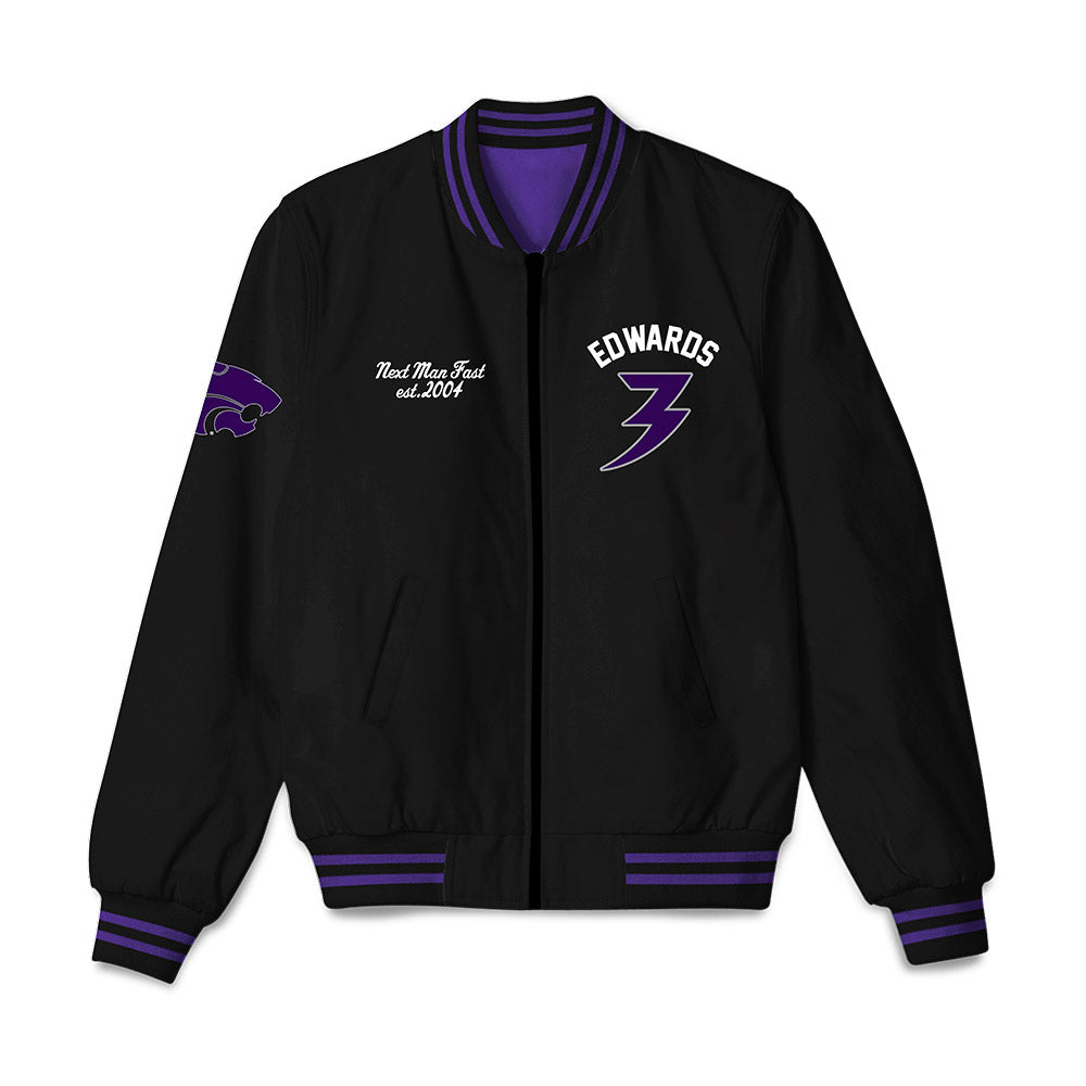 Kansas State - NCAA Football : Dylan Edwards - Bomber Jacket