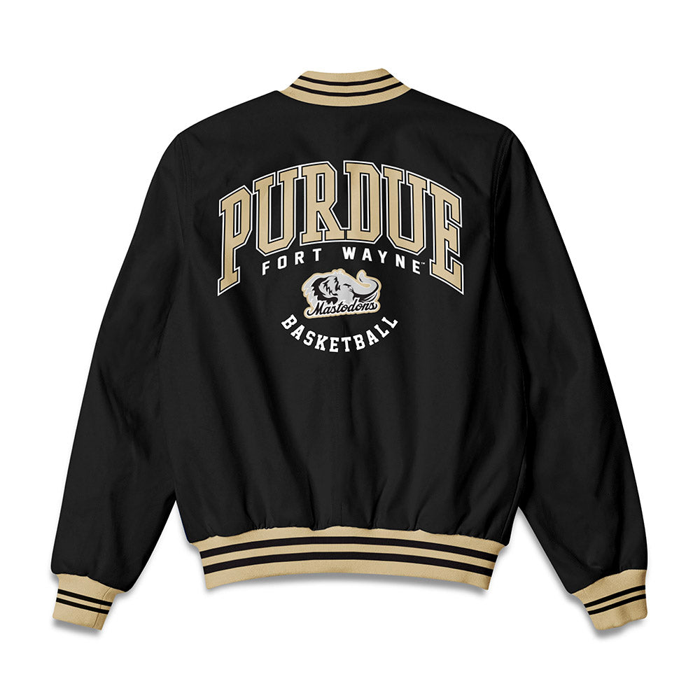 PFW - NCAA Women's Basketball : Destiny Macharia - Bomber Jacket-1