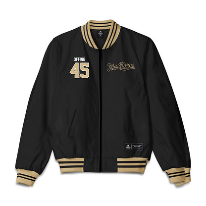 PFW - NCAA Women's Basketball : Hillary Offing - Bomber Jacket-0