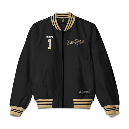 PFW - NCAA Women's Basketball : Nika Lokica - Bomber Jacket-0