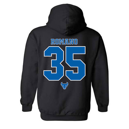 Buffalo - NCAA Men's Basketball : Evan Romano - Hooded Sweatshirt-1