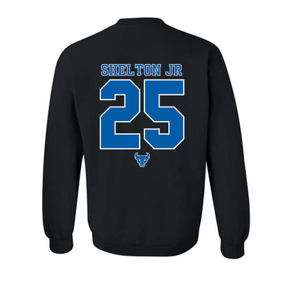 Buffalo - NCAA Football : Terrance Shelton Jr - Classic Shersey Crewneck Sweatshirt-3